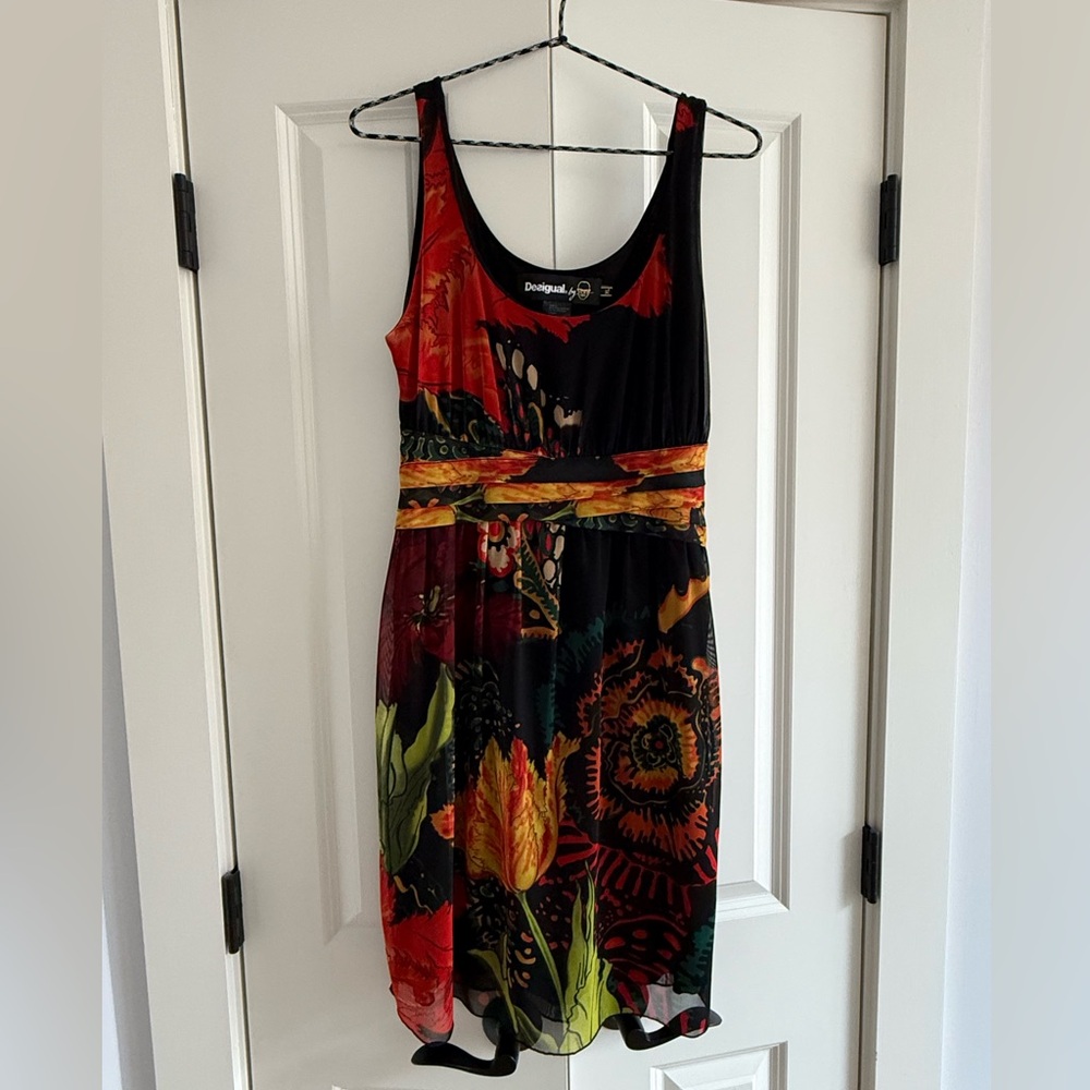 Desigual Multicolor Floral Dress
